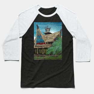 Tiki Sketch: Tokyo Tiki Baseball T-Shirt